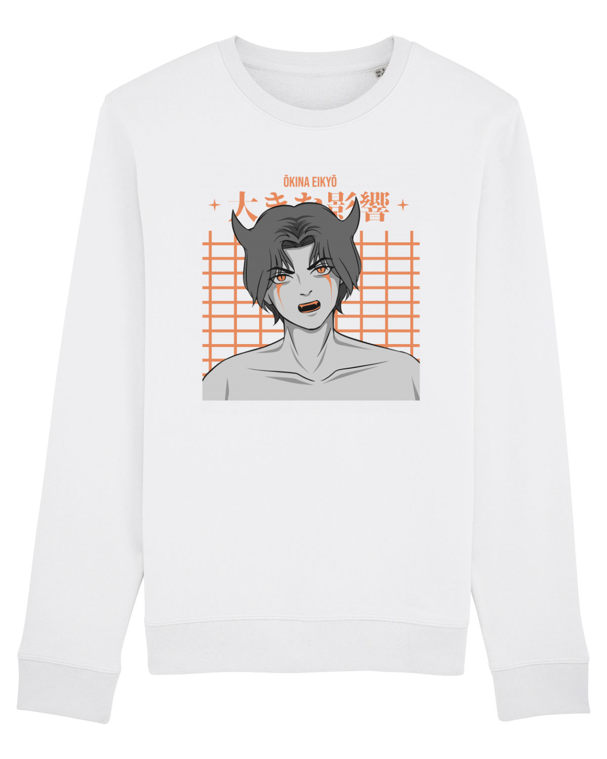 Bluză mânecă lungă Unisex Rise White