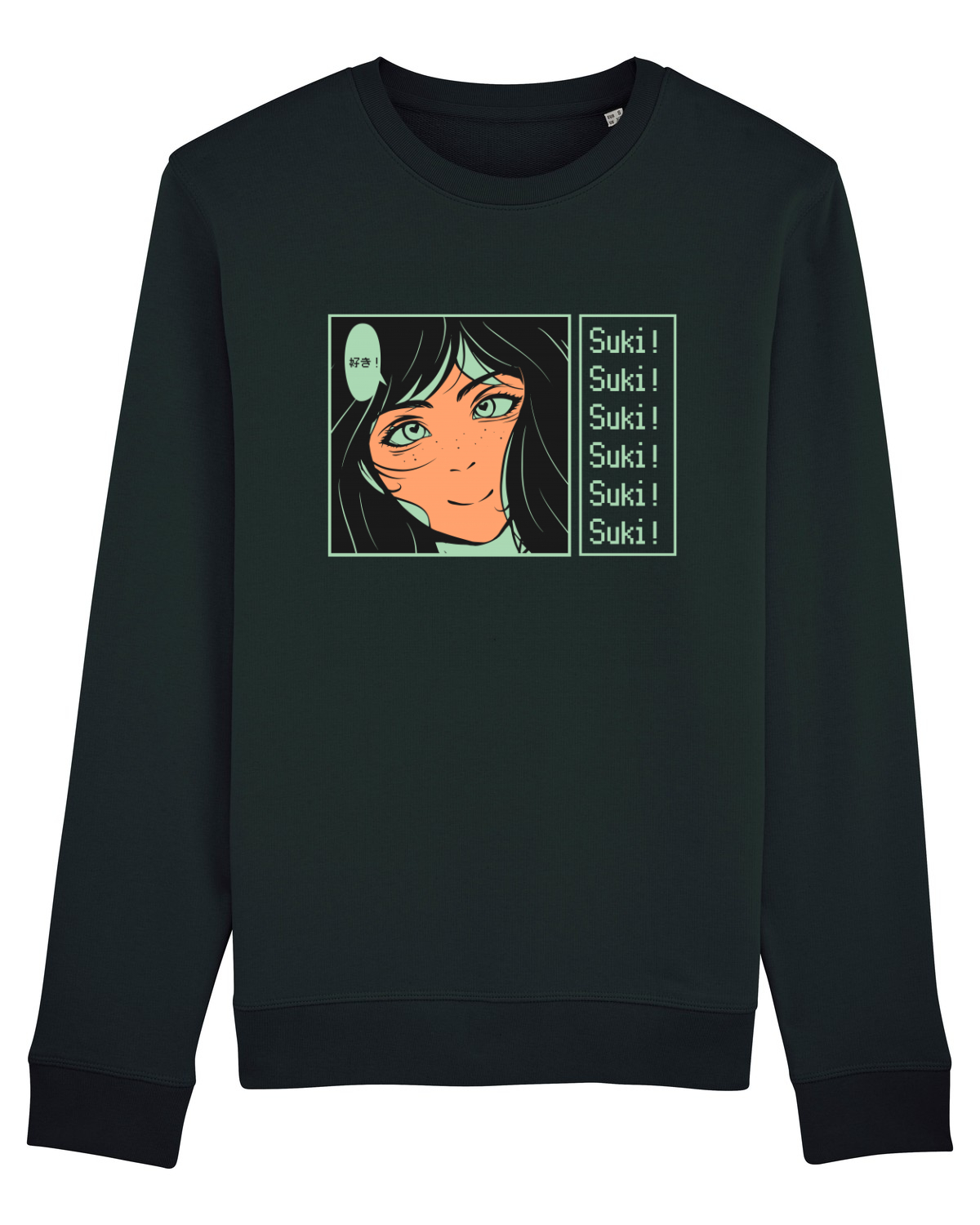 Bluză mânecă lungă Unisex Rise Black