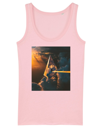 Astronaut Leaving Earth Cotton Pink