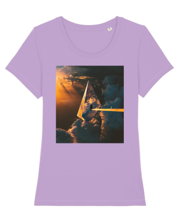 Astronaut Leaving Earth Lavender Dawn