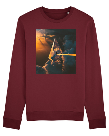 Astronaut Leaving Earth Burgundy