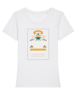 Barbecue Party Tricou mânecă scurtă guler larg fitted Damă Expresser
