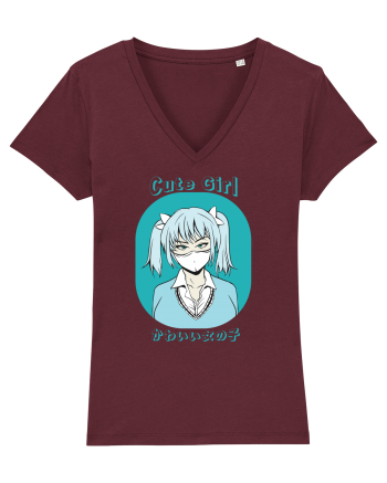 Cute Girl Burgundy