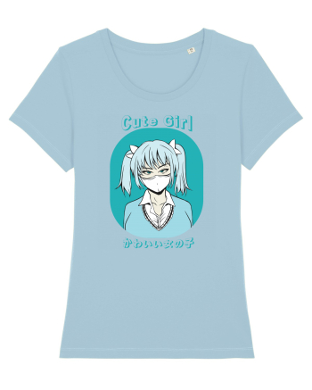 Cute Girl Sky Blue