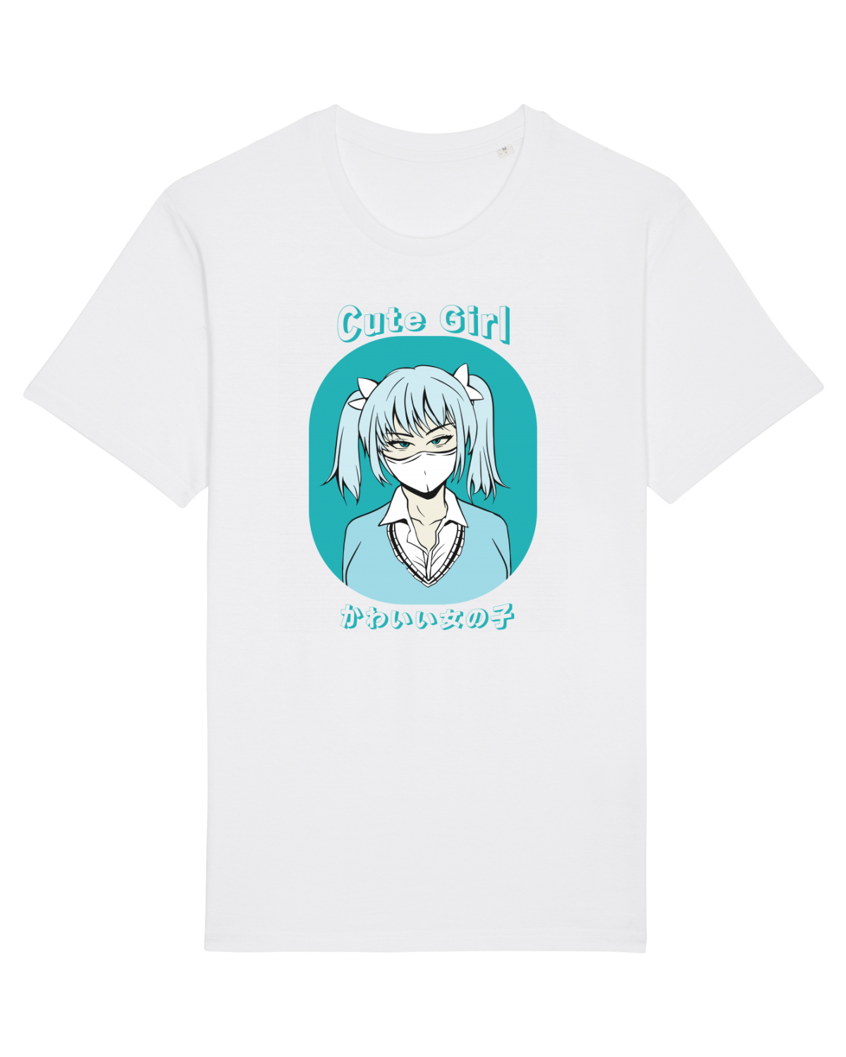 Tricou mânecă scurtă Unisex Rocker White