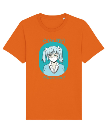 Cute Girl Bright Orange