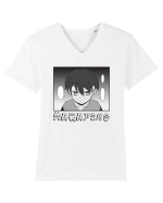 Sad Boy Tricou mânecă scurtă guler V Bărbat Presenter