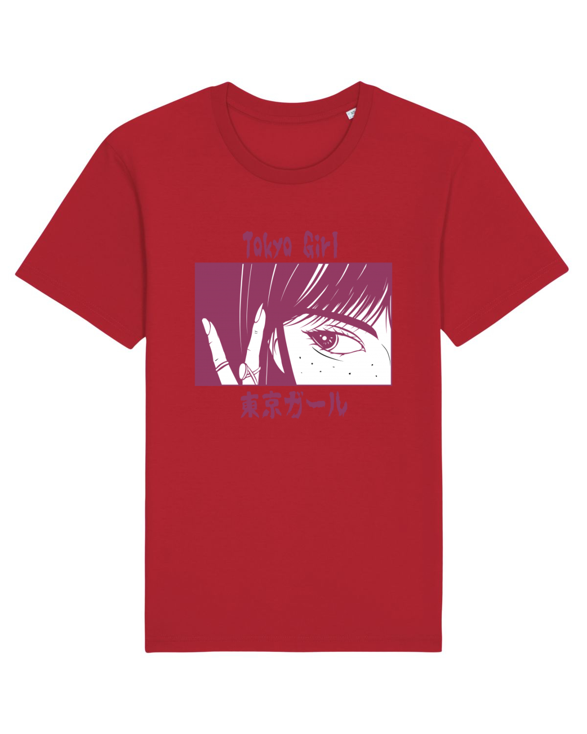 Tricou mânecă scurtă Unisex Rocker Red