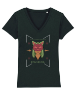 Cat Girl Tricou mânecă scurtă guler V Damă Evoker