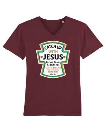 Catch Up With Jesus Burgundy