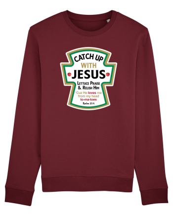 Catch Up With Jesus Burgundy