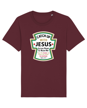 Catch Up With Jesus Burgundy