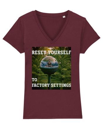 Reset yourself to factory settings Burgundy
