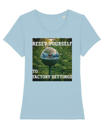 Reset yourself to factory settings Sky Blue