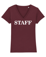 Sraff Tricou mânecă scurtă guler V Damă Evoker