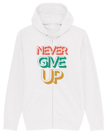 Never Give Up White