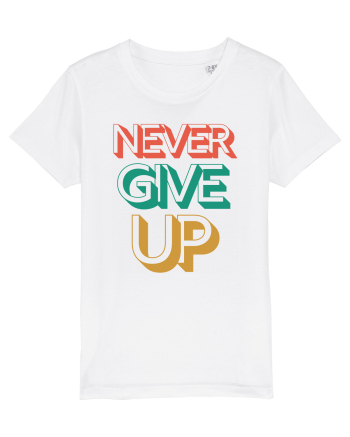 Never Give Up White