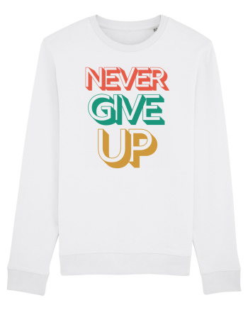 Never Give Up White