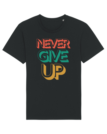 Never Give Up Black