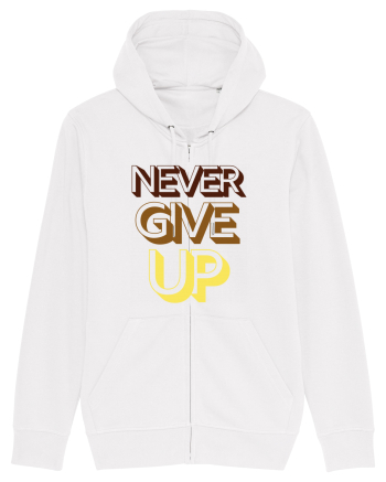 Never Give Up White