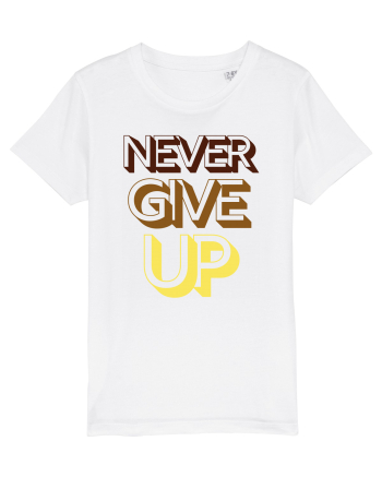 Never Give Up White