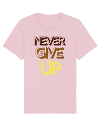 Never Give Up Cotton Pink