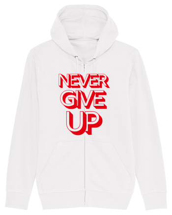 Never Give Up White
