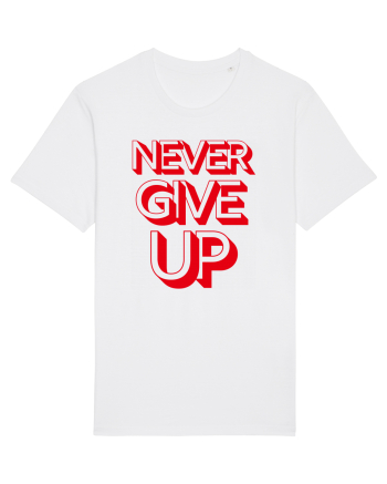 Never Give Up White