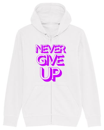 Never Give Up White