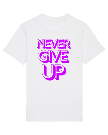 Never Give Up White