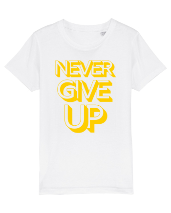 Never Give Up White