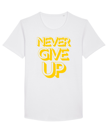 Never Give Up White