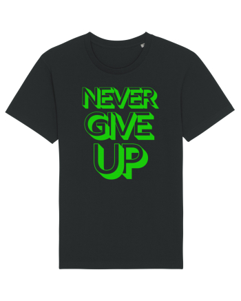 Never Give Up Black