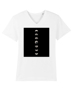 Moon Phases Tricou mânecă scurtă guler V Bărbat Presenter