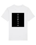 Moon Phases Tricou mânecă scurtă Unisex Rocker