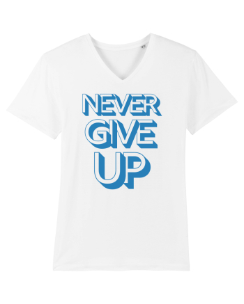 Never Give Up White