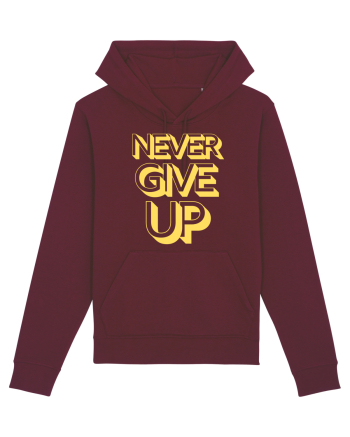 Never Give Up Burgundy