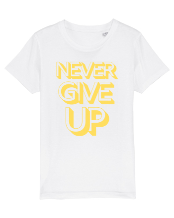 Never Give Up White