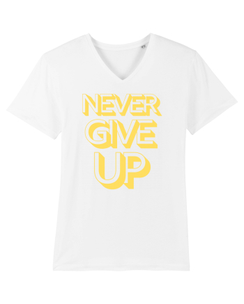 Never Give Up White