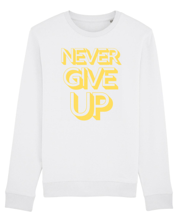 Never Give Up White