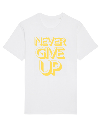 Never Give Up White