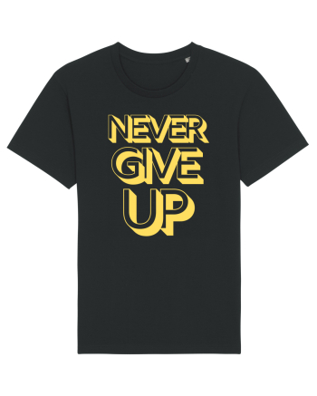 Never Give Up Black