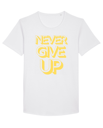Never Give Up White