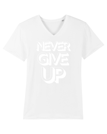 Never Give Up White