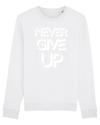 Never Give Up White
