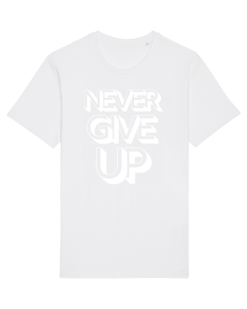 Never Give Up White