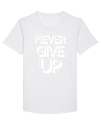 Never Give Up White