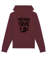 Never Give Up Hanorac Unisex Drummer