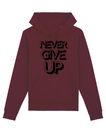 Never Give Up Burgundy
