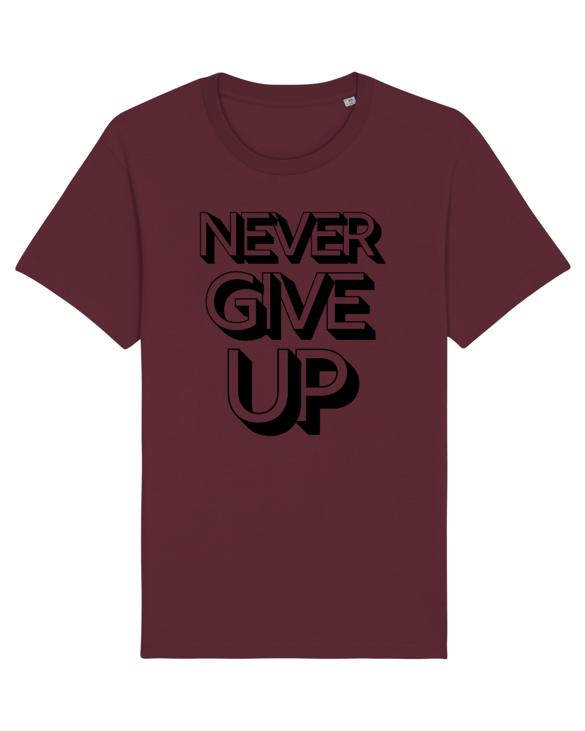 Tricou mânecă scurtă Unisex Rocker Burgundy